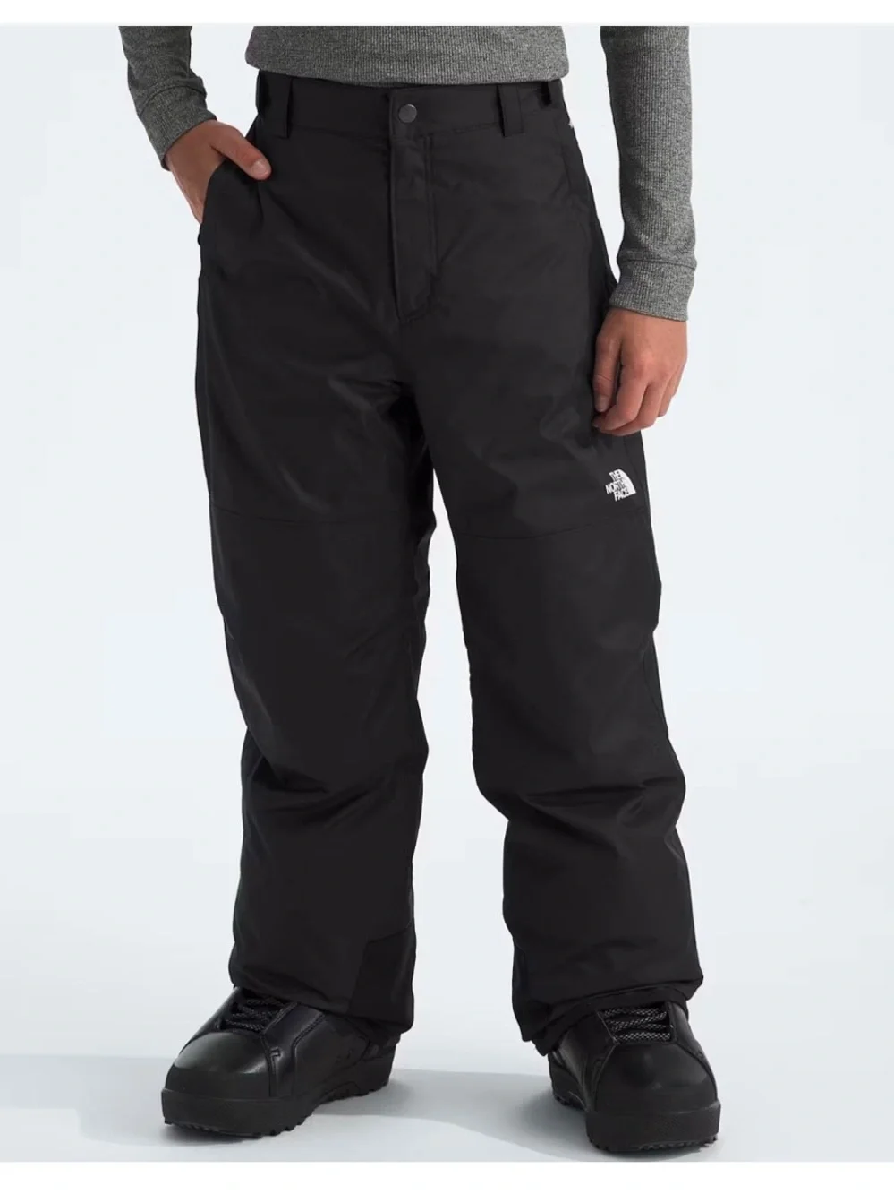 The North Face Boys Black Insulated Snow Pants 14/16 large